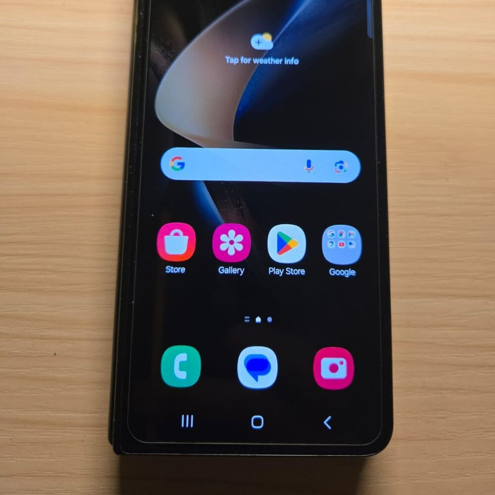 Samsung Galaxy Z Fold 4 phone 256GB - BLACK - Damaged Inner LCD - FREE CASE